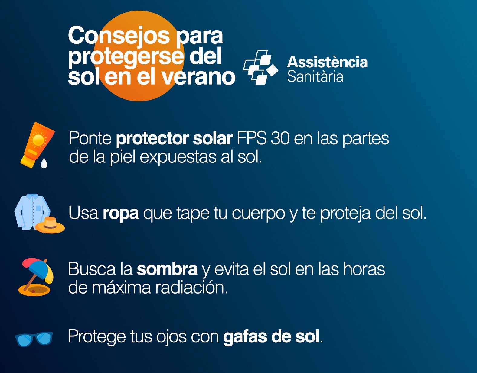 consejos protegerse del sol en verano