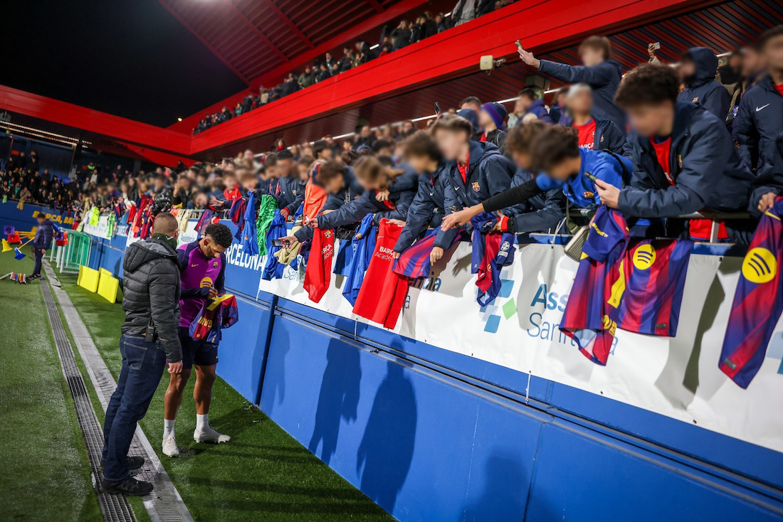 entrenamiento puertas abiertas FCB