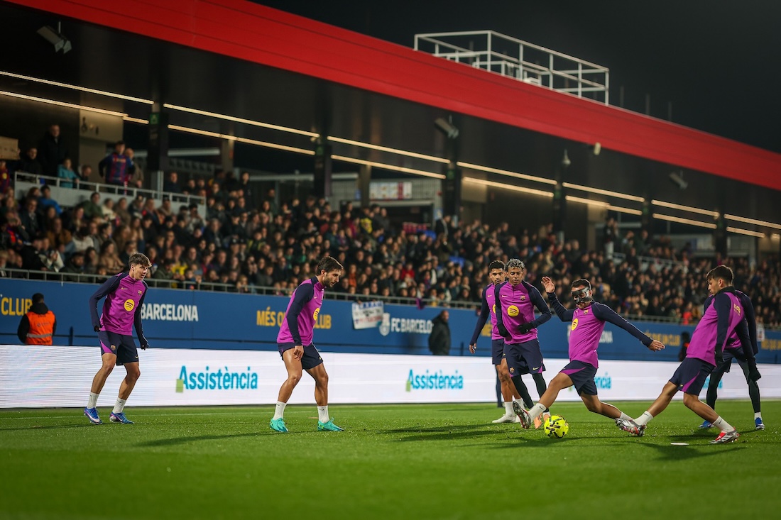 entrenamiento puertas abiertas FCB