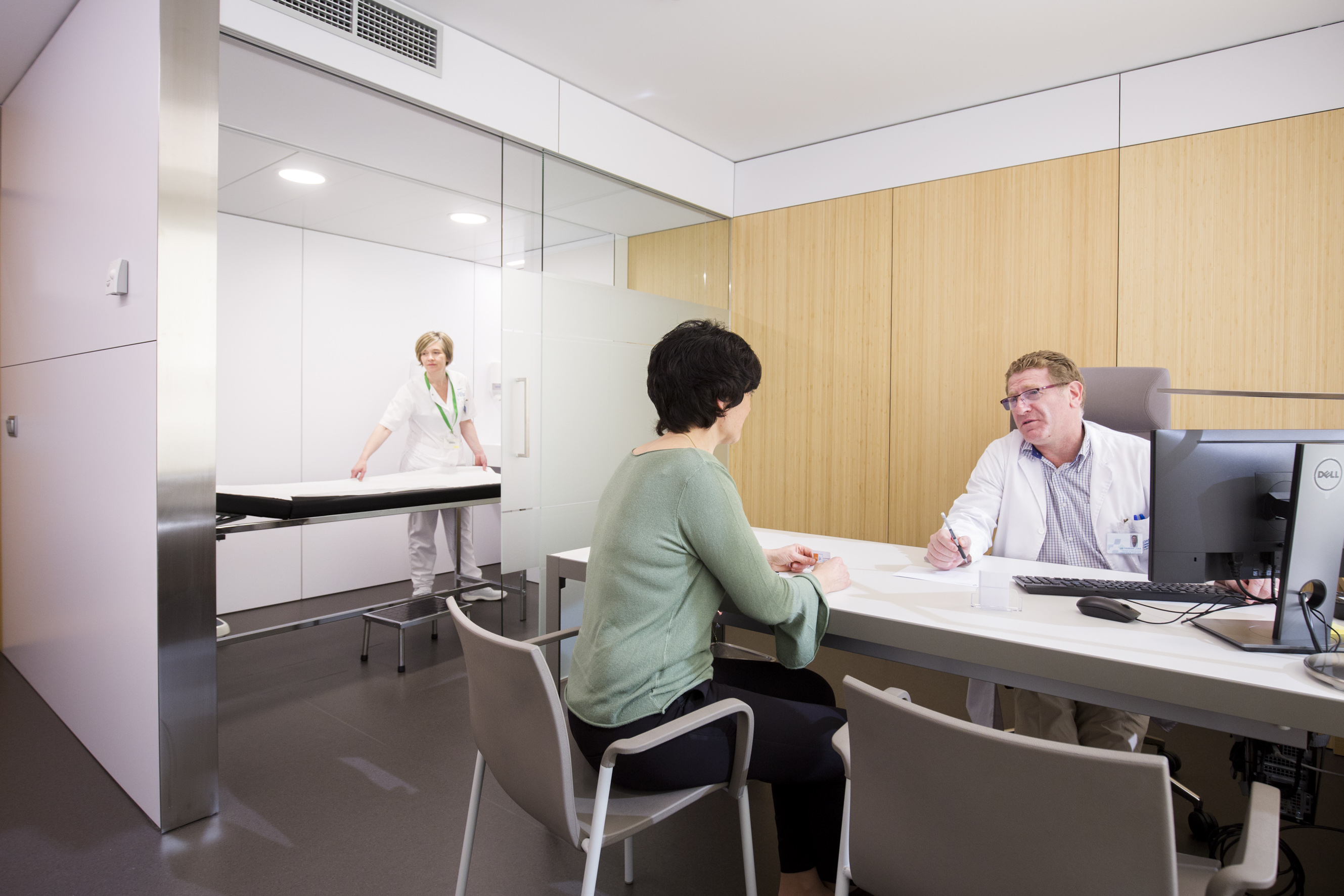 Consulta del Servei d'Oncologia d'Assistència Sanitària