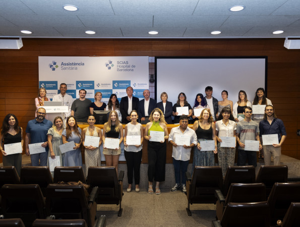 Promoció d'estudiants becats per Assistència Sanitària el curs 2022-23