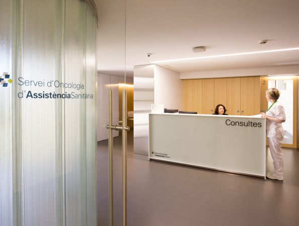 Vestíbul del Servei d'Oncologia d'Assistència Sanitària