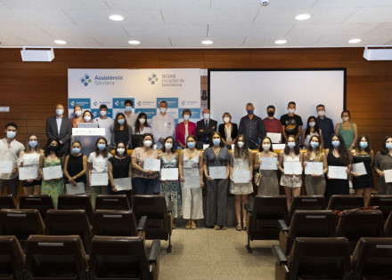 Estudiants de la 14a edició del Programa de Beques