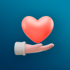 corazon azul