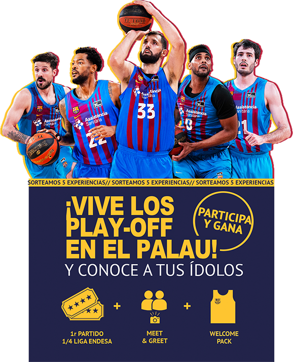 Jugadores del FCB Baloncesto